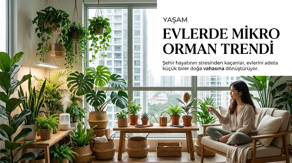 Evlerde Mikro Orman Trendi