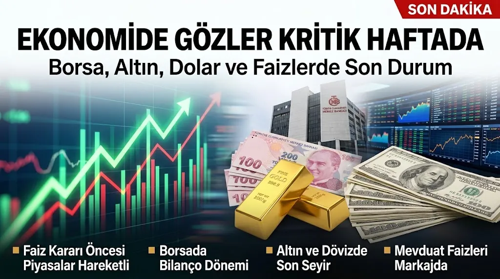 Dolar, Altın ve Borsada Kritik Hafta
