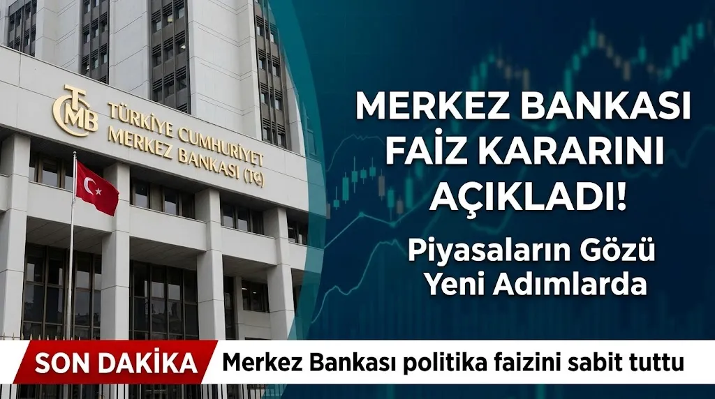 Merkez Bankası Faiz Kararını Açıkladı