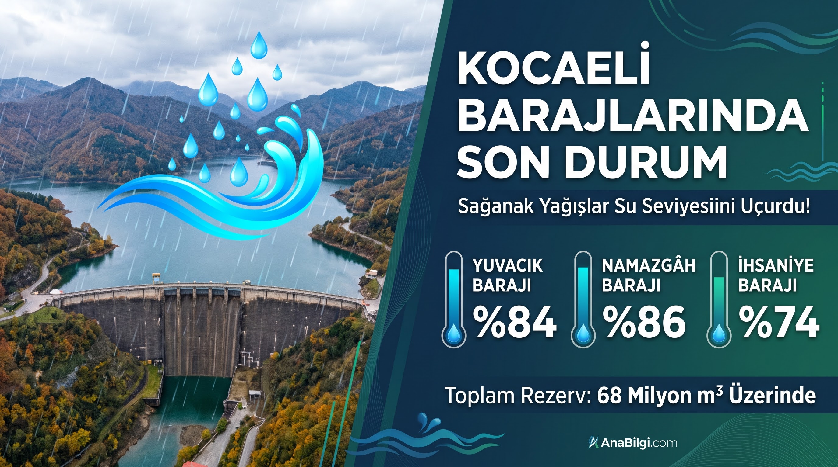 Kocaeli Baraj Doluluk Oranları