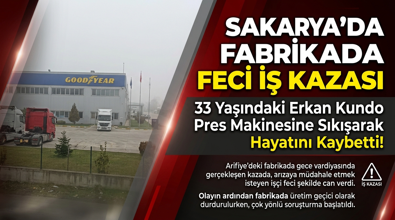 Erkan Kundo feci iş kazası